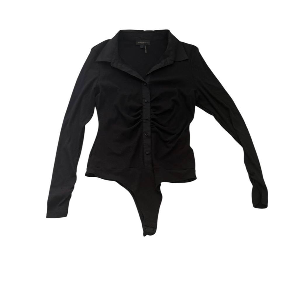 NWOT Donna Karan Long Sleeve Women's Bodysuit Size Large